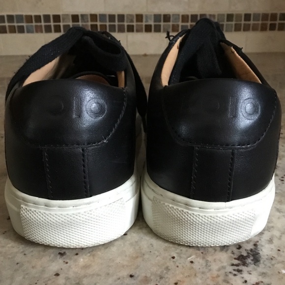KOIO Black Leather Onyx Sneakers - Picture 8 of 16